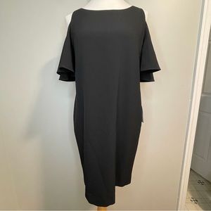 Chelsea28 Black Cold Shoulder Cocktail Dress Size